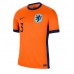 Camisa de Futebol Holanda Matthijs de Ligt #3 Equipamento Principal Europeu 2024 Manga Curta